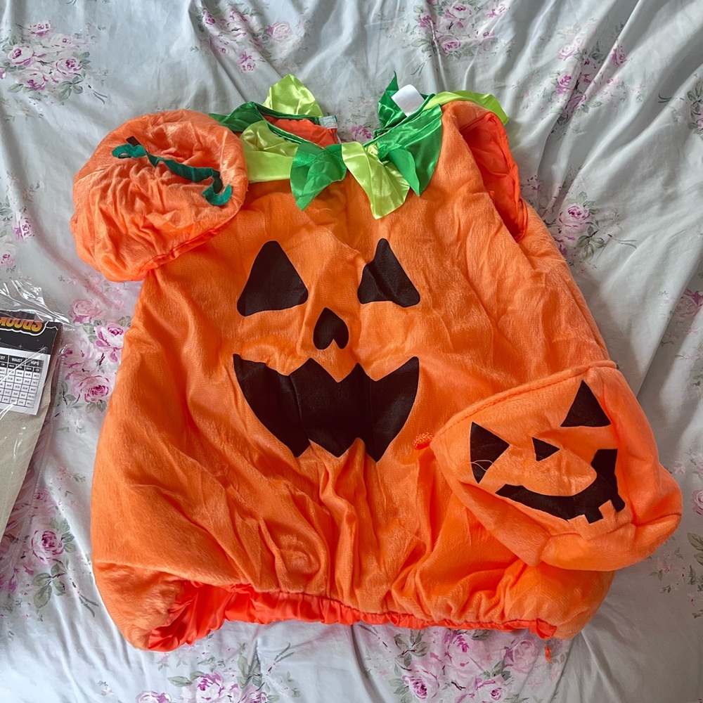 Kids Pumpkin Costume - Orange and Black
